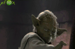 Los poderes de nuestro amigo Yoda para nuestros gifs porno